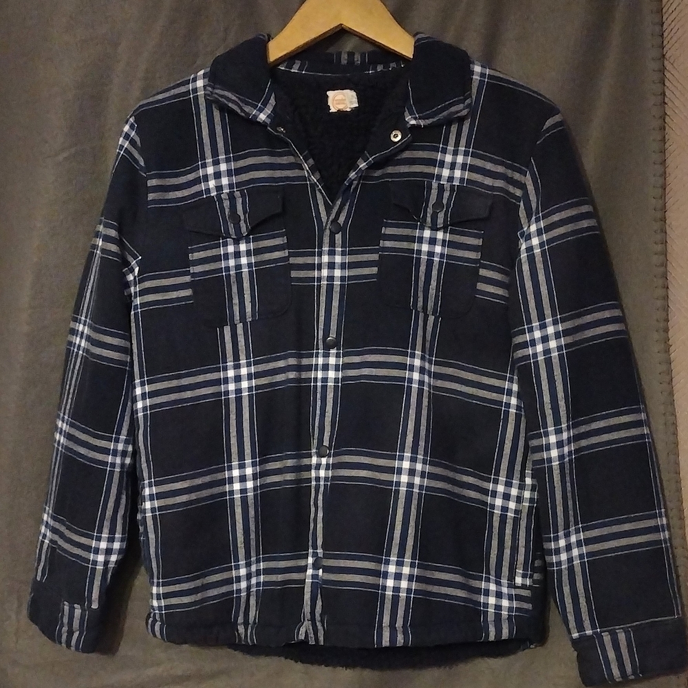 Wonder Nation Cozy Navy Sherpa Jacket